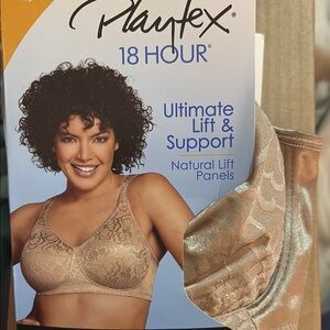 New Playtex 18 Hour Women's Bra - Tan - 36D